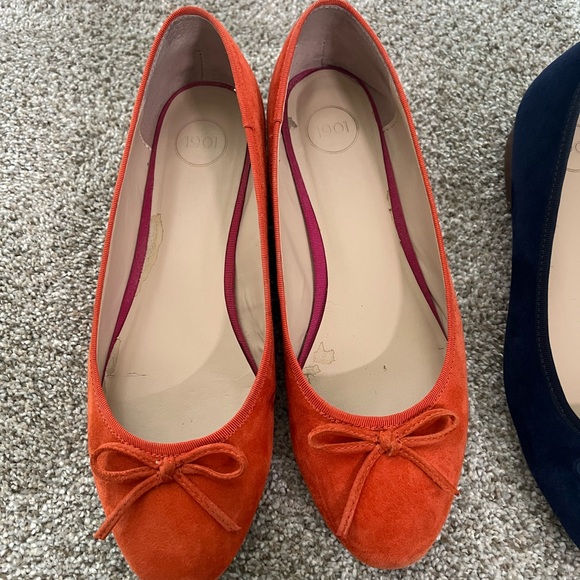 GUC 1901 by Nordstrom Bryan Flats Orange & Navy Blue Size 8 - Picture 8 of 8